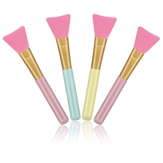 Cuttte 4pcs Silicone Face Mask Applicators, Flexible Facial Mud Masks Applicator by Cuttte