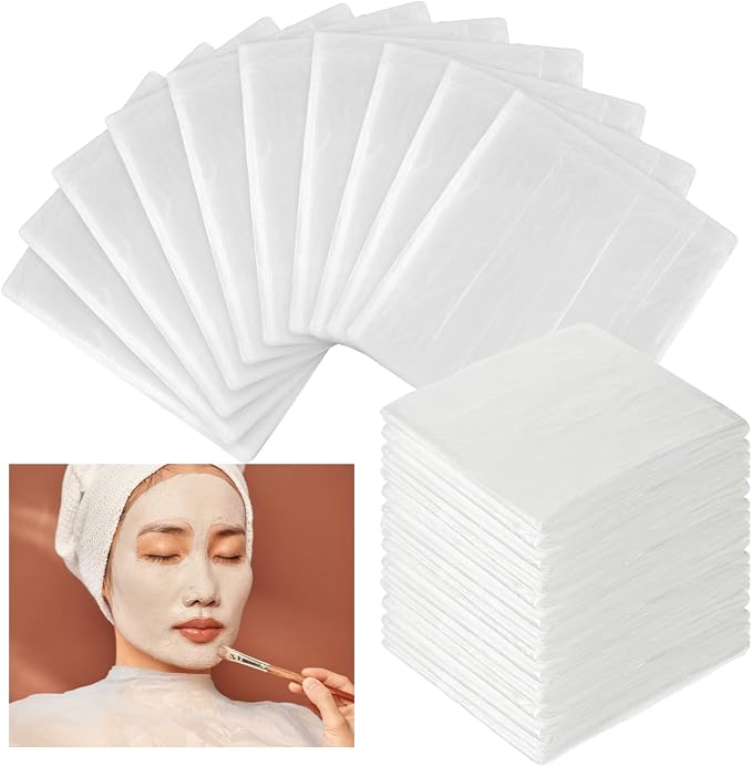 Teling 60 Pcs 60 Pcs Disposable Sauna Blanket Liners, 47x83 Inch Plastic Sheets by Teling