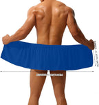 Men Boys Soft Wearable Bath Towel Short Pants Adjustable Mircofiber Towel Pool - Image 2