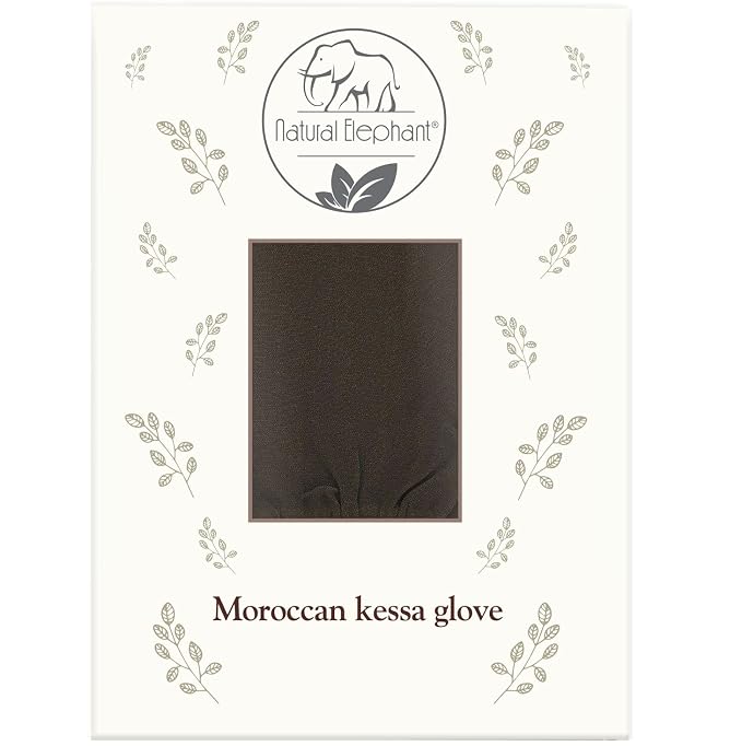 Natural Elephant Premium Kessa Hammam Glove and Moroccan Black Soap - Image 5