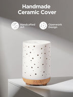 InnoGear Essential Oil Diffuser, 150ml Ceramic Ultrasonic Air Humidifier Cool - Image 2