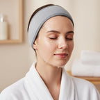 3Pcs Facial Spa Headband, Adjustable Face Wash Headscarf - Image 2