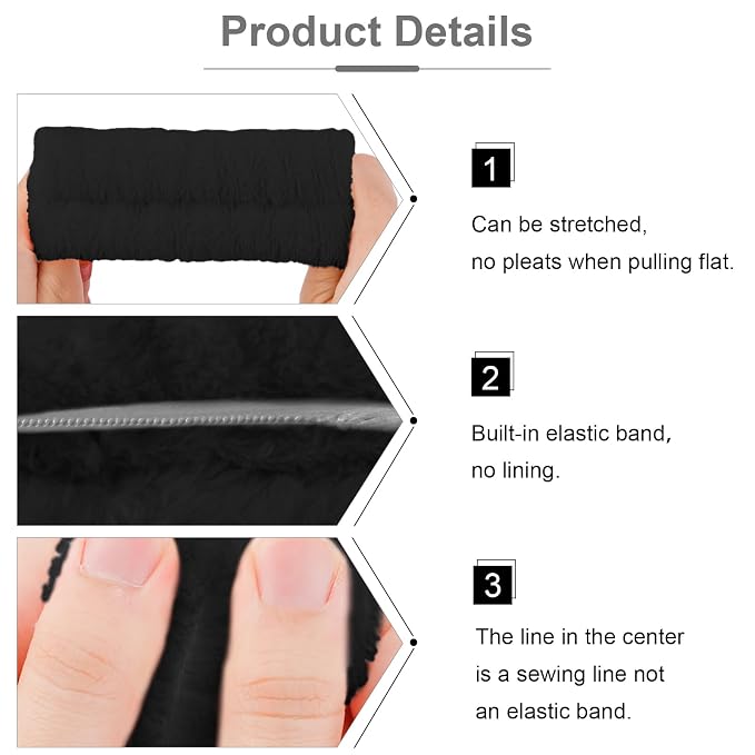 VELSCRUN 6 Pack Spa Headband, Makeup Headband, Face Wash Headbands, Skincare - Image 6