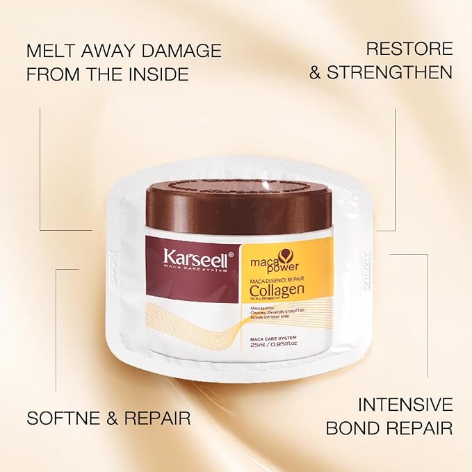 Karseell Collagen Hair Treatment Deep Repair Conditioning Argan Oil Collagen - Image 3