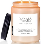 M&SENSE Large Vanilla Scented Candles by MSENSE