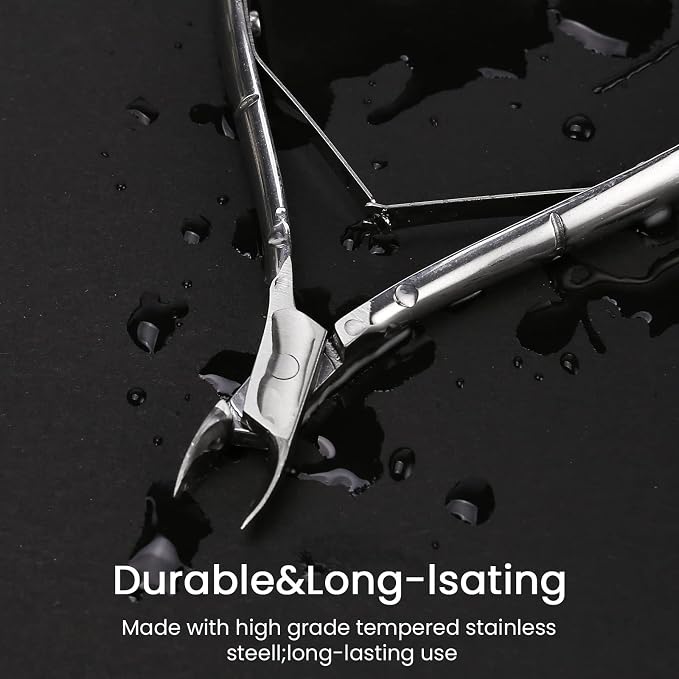 Cuticle Trimmer Cuticle Nippers, Professional Stainless Steel Cuticle Cutter - Image 4