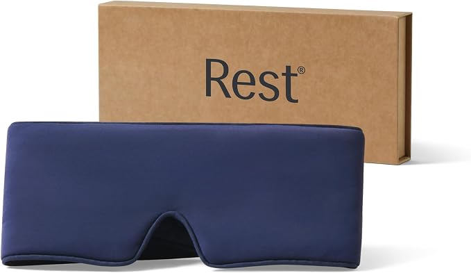 Rest® Evercool® Cooling Eye Mask, Full-Coverage Light Blocking, Instant by REST