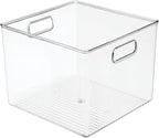 mDesign Plastic Modern Storage Organizer Bin Basket - Image 10