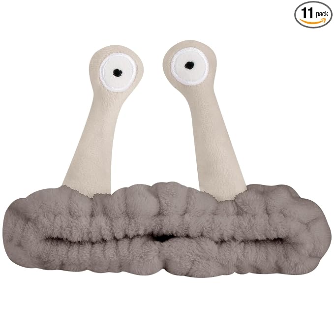 Jowmoy Cute Coffee Snail Headband, Wash Face by Jowmoy