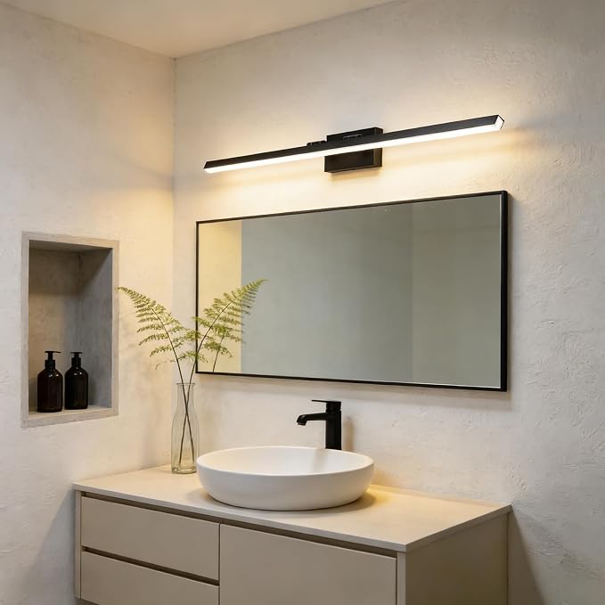 IZORRO Modern Bathroom Vanity Light 40 inch, 32W Dimmable Led Bathroom Light - Image 6