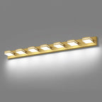 SineRise LED Modern Bathroom Vanity Light Fixtures, Brass Modern Acrylic by SINERISELIGHTING