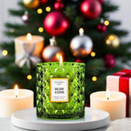 Chloefu LAN Balsam & Cedar Scented Candle Christmas Candles Gift, Christmas - Image 4