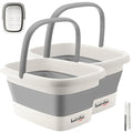Collapsible Foot Bath Basin for Soaking Feet, Foot Soak Tub, Plastic Foot Bucket by Beinilai