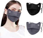 2Pcs UV Face Mask, Sun Masks for Women, Cooling Breathable Face Cover for by Unknown