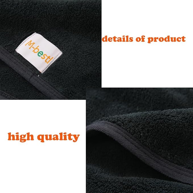 M-bestl 2 Pack Microfiber Hair Towel Wrap, Hair Drying Towel - Image 4