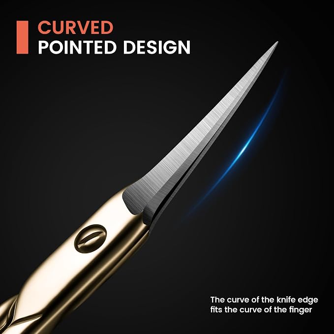 BEZOX Curved Cuticle Scissors - Image 2