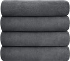 JML Microfiber Towels, Bath Towel Set 4 Pack, Fast Drying Bathroom Towel - Image 2