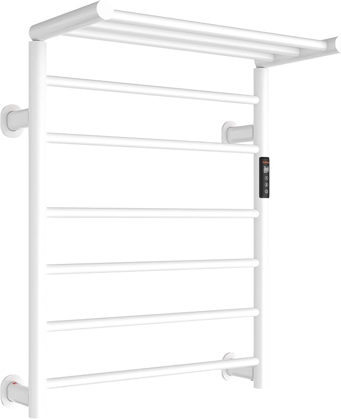 Foldable Heated Towel Rack, Dual-Zone Electric Towel Warmer Rack - Image 9