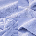 100% Turkish Cotton Hair Towel Wrap 2 Pack – Oeko-TEX Certified Quick Dry Turban - Image 4