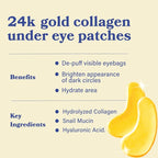 LE GUSHE Gold Under Eye Patches - Image 2
