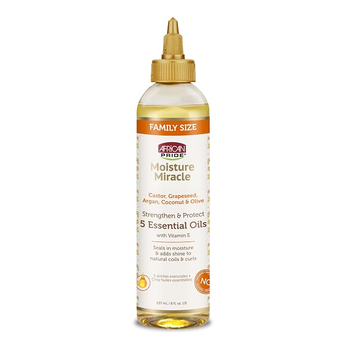 African Pride Moisture Miracle 5 Essential Hair Oils by AfricanPride
