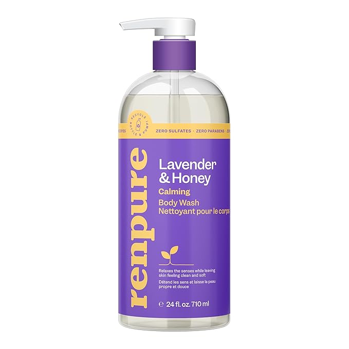 RENPURE Renpure Body Wash, Lavender & Honey, 24 Fl Oz by RENPURE