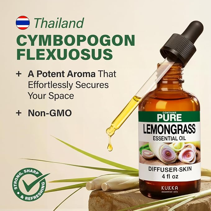 100% Pure Lemongrass Oil - Image 3