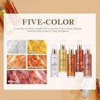 Liyalan Shimmer Body Oil Bronze Gold 5 Color Bronze 3.38 Fl Oz Face Glow Pearl - Image 7