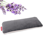Lavender Weighted Eye Pillow for Yoga, Microwavable Moist Heat Eye Compress by Comfheat