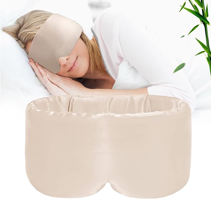 100% Handmade Bamboo Sleeping Eye Mask by iCooBreeze