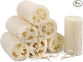 7 Pack Natural Loofah Body Scrubber Sponge, 5 Inches Organic Luffa by Createjoya