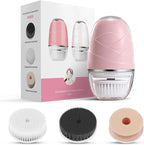 Facial Cleansing Brush, Mini Electric Face Scrubber, Waterproof Face Exfoliator by DOCOCO