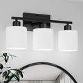 Black Bathroom Light Fixtures Over Mirror, Rustproof Vanity Lights by Dekang