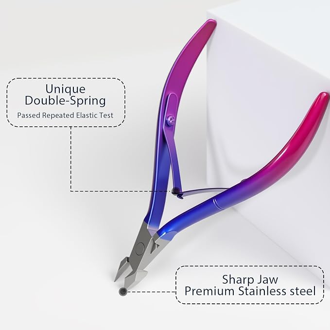 Cuticle Nippers Kit: Precision Nano-Coated Stainless Steel Cuticle Trimmer - Image 6