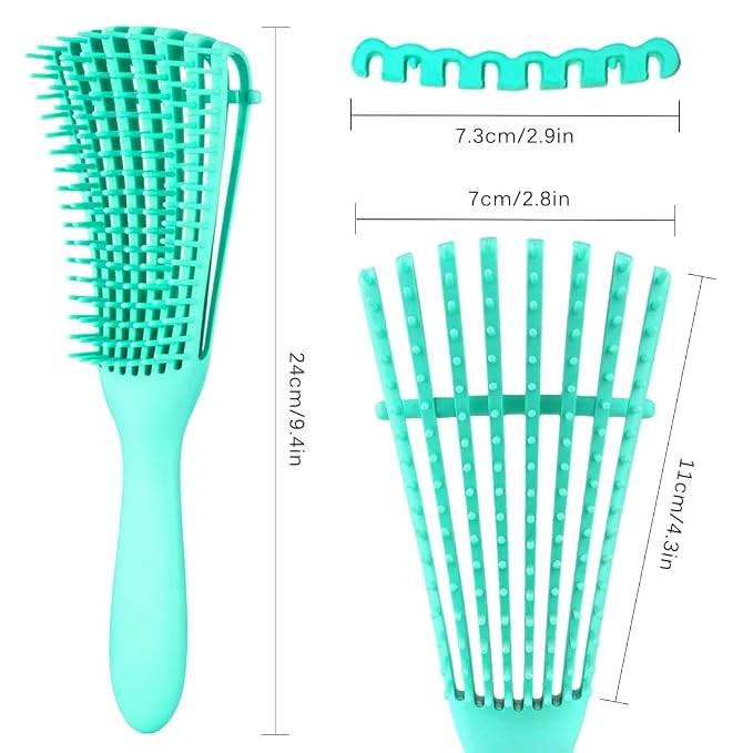 Hair Brush for Afro American/African Textured 3a to 4c Hair, Detangling Brush - Image 5