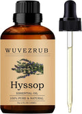 Hyssop Essential Oils, 120ML Pure and Natural Essential Oil by WUVEZRUB
