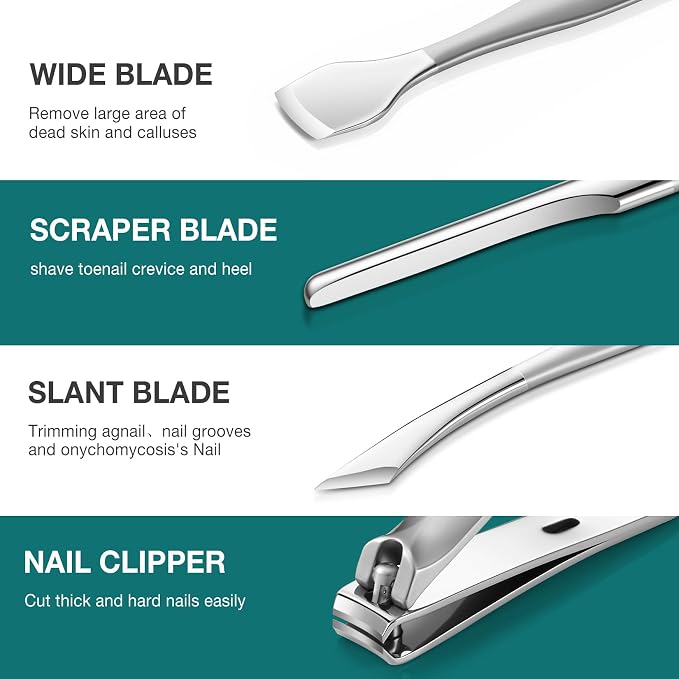 MR.GREEN Pedicure Knife Set Professional Ingrown Toenail Clippers Foot Care - Image 5