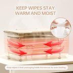 Chefhandy Baby Wipe Warmer & Wet Wipes Dispenser, 3-Mode Temperature Control - Image 7