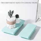 zoocatia Small Wood Tray Pedestal Stand Farmhouse Bathroom Decor Decorative - Image 7