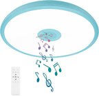Sky Blue Waterproof LED Ceiling Light Fixture, Music Ceiling Lamp, by AlwaysOnAlwaysWarm