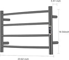 Heated Towel Racks for Bathroom, Wall Mounted Electric Towel Warmer Racks - Image 4