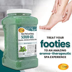 SPA REDI - Exfoliating Scrub Pumice Gel, Mint and Eucalyptus, 128 Oz - Manicure - Image 4