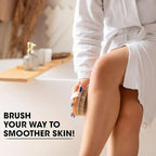 OPAZ 2-Pack Dry Body Brush – Natural Boar Bristles, Ergonomic Cotton Strap – - Image 7