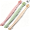 Mifoci 3 Pcs Eyelid Brush with Soft Silicone by Mifoci