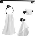 Globe Electric 63000204 5-Piece All-in-One Bathroom Accessory Set, 3-Light - Image 6