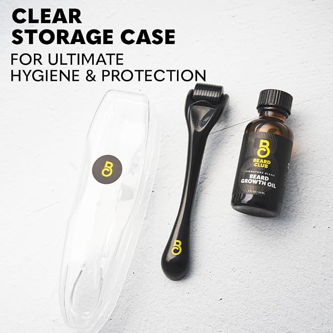 Beard Club Derma Roller & Beard Growth Oil - Image 8