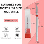 E-File Nail Drill bit with Case - Image 2