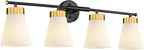 4-Light Bathroom Light Fixture, HWH 32 Inch Vanity Lights Over Mirror, Modern by HWHINVESTMENT