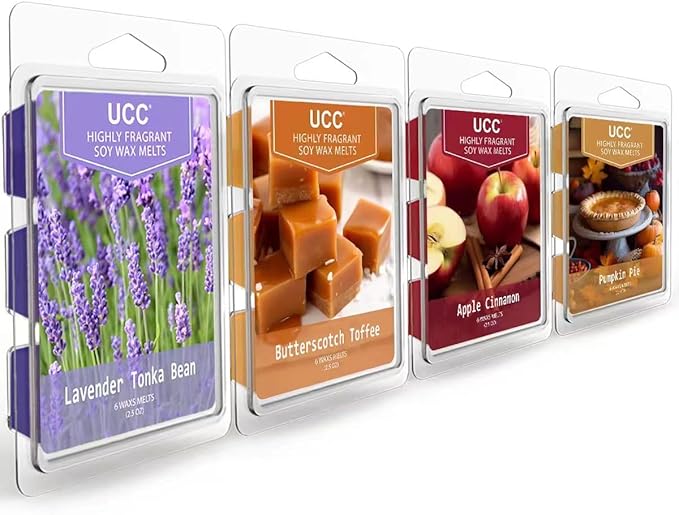 UCC Plant Based All Natural Fall Wax Melts, Highly Scented Fragrances, Long by UCCHomeFragranceAccompany