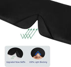 Mulberry Silk Sleeping Eye Mask, ALASKA BEAR Wraparound Style Comfort Ear Muff - Image 4